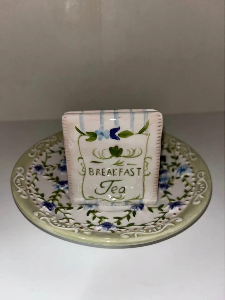 Lady Jayne Ltd Breakfast Tea Ceramic Plate 2003 - photo 2