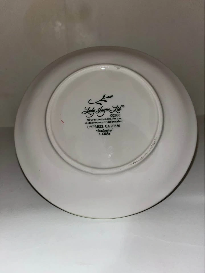 Lady Jayne Ltd Breakfast Tea Ceramic Plate 2003 - photo 4