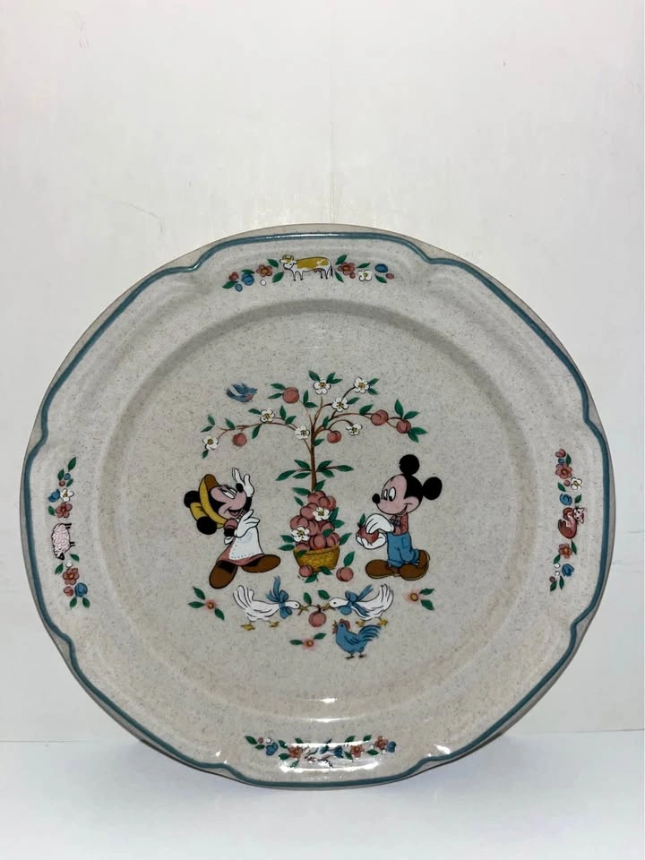 Collectible Mickey Mouse International China Plate