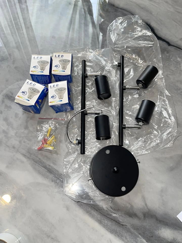 New 4-Light Track Lighting in Matte Black Finish - photo 2