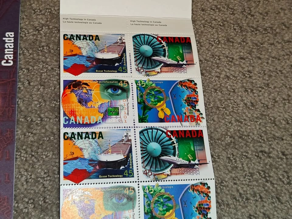 Stamp Booklets - 1996 Canada Post High Technology - 1598a - photo 2