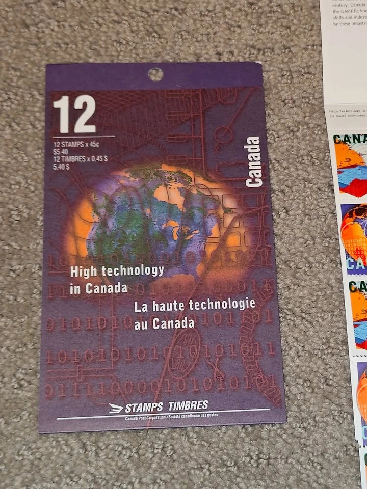 Stamp Booklets - 1996 Canada Post High Technology - 1598a - photo 4