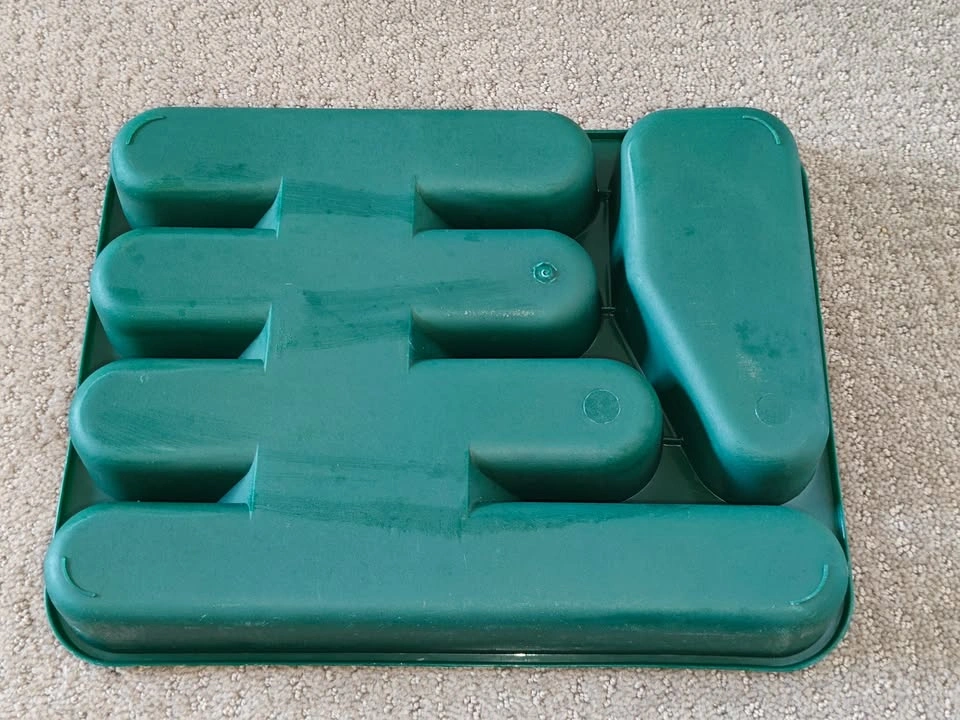 Cutlery Holder Flatware Tray Organizer - Green - photo 3