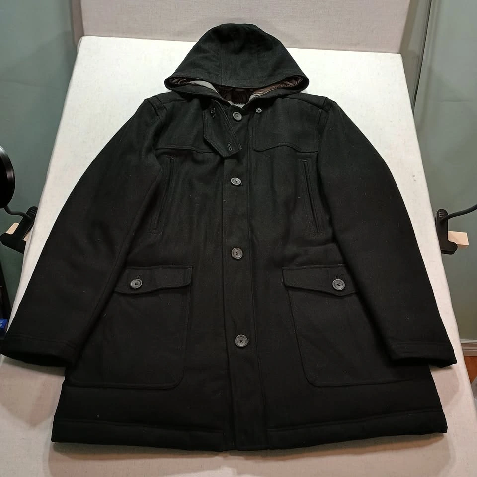 L.L.Bean Men's Black Wool Blend Down Insulated Winter Jacket XL - photo 2