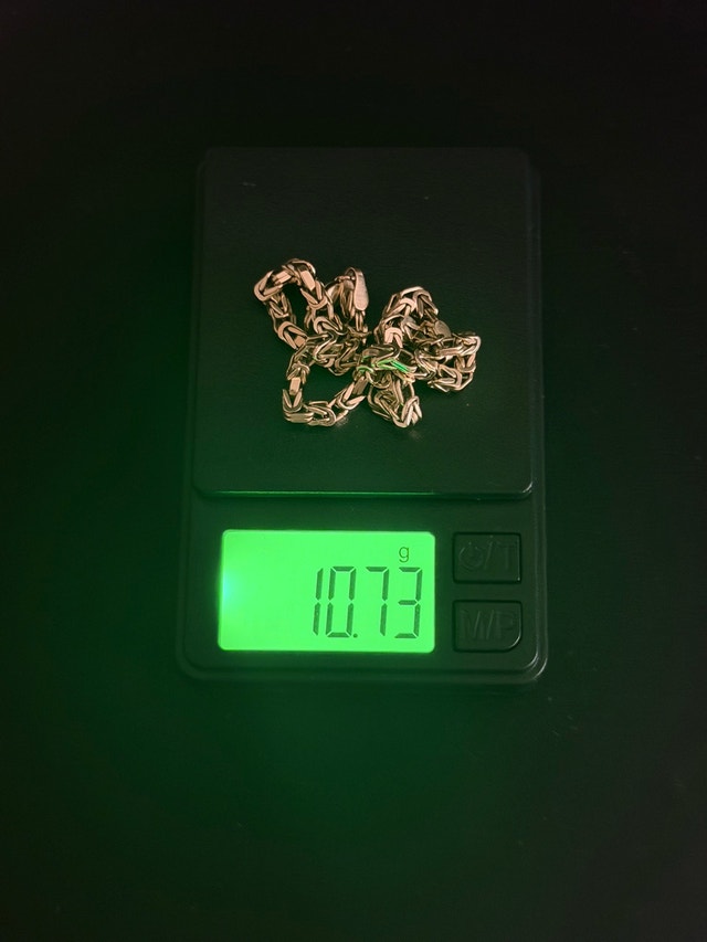byzantine 14k gold royal link bracelet - photo 3