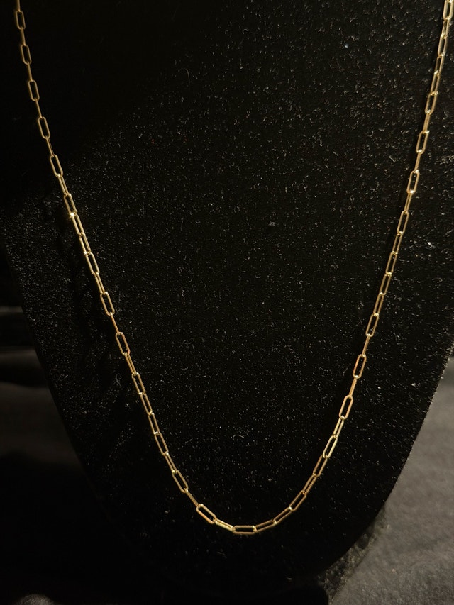 gold chain 14k solid gold - photo 2
