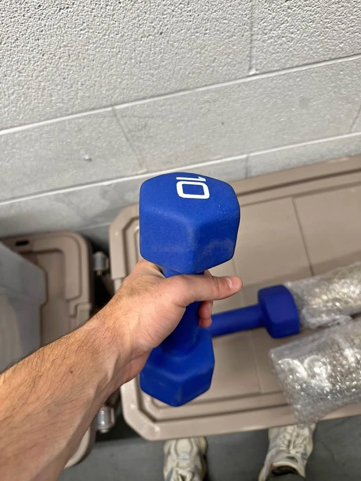 Pair of 10lb Neoprene Dumbbells