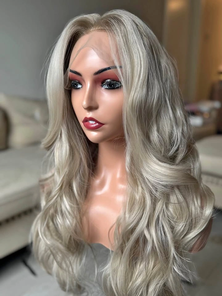 Luxury Blonde Wig on Sale Synthetic Hair Lacefront