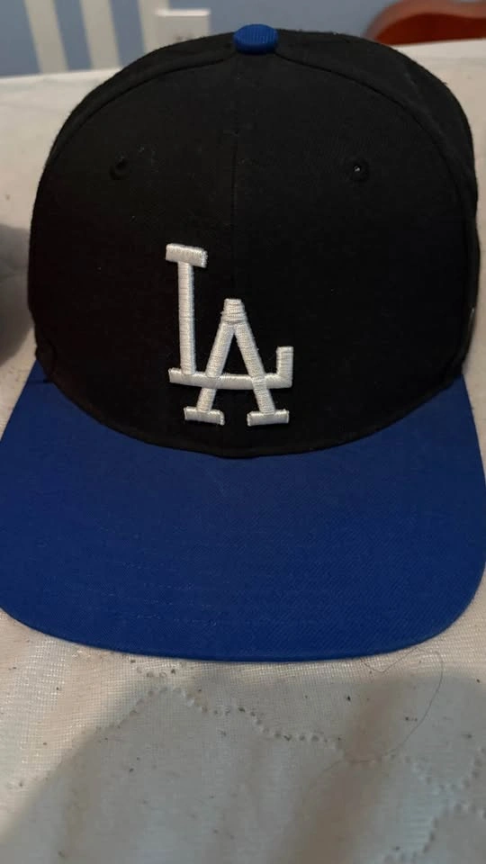 Lot of 3 Baseball Caps - NY Yankees, LA Dodgers, Reckless - photo 3