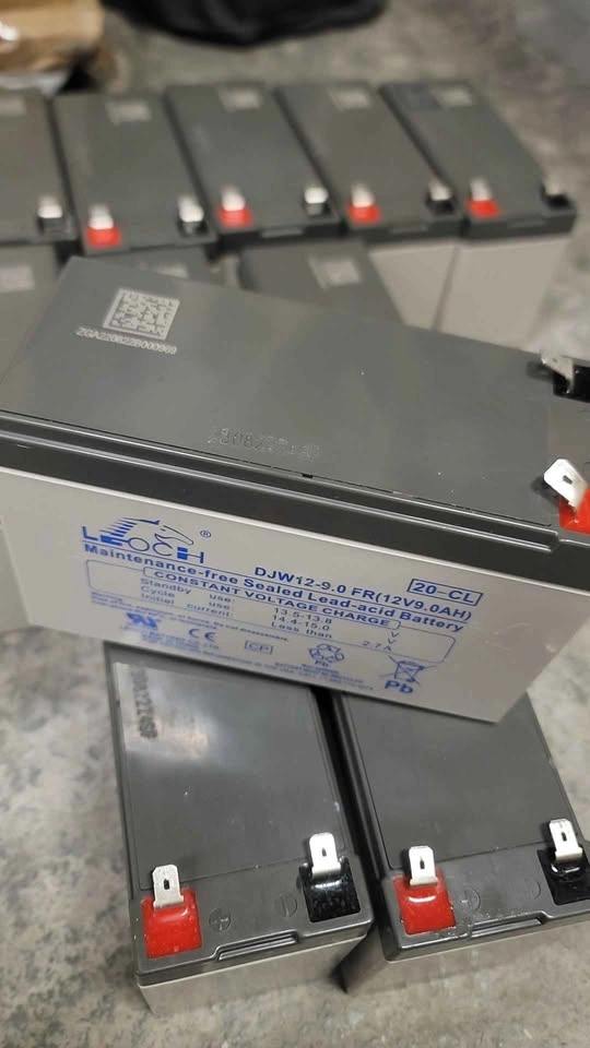 Leoch DJW12-9 12V 9Ah F2 Replacement Battery - photo 2