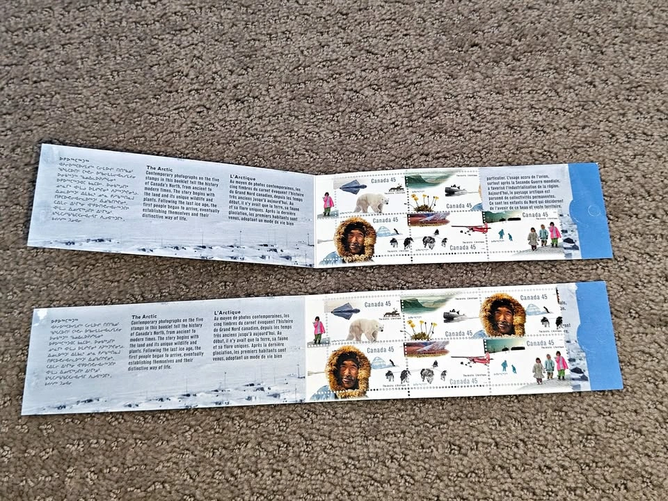 Stamp Booklets – Partial Sets (11 Stamps) Canada Post The Arctic