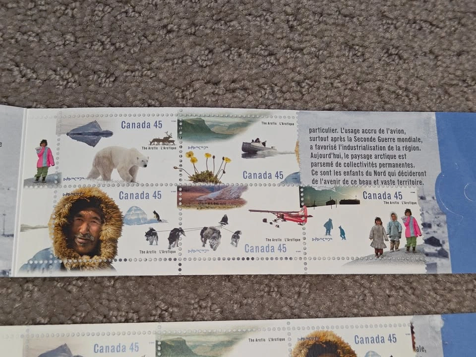 Stamp Booklets – Partial Sets (11 Stamps) Canada Post The Arctic - photo 2