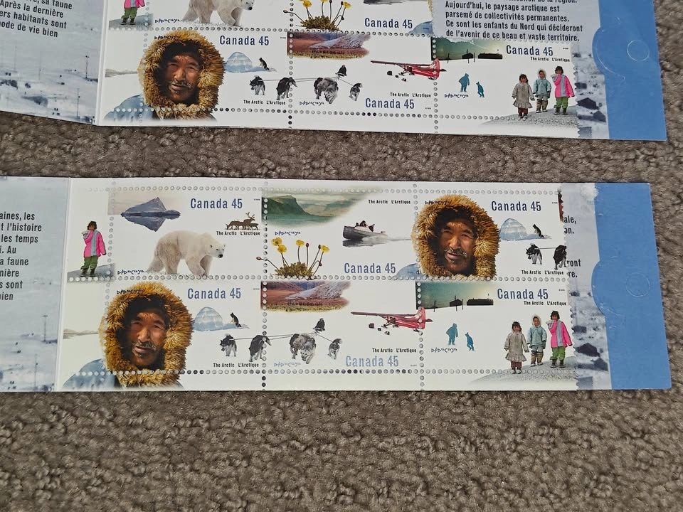 Stamp Booklets – Partial Sets (11 Stamps) Canada Post The Arctic - photo 3