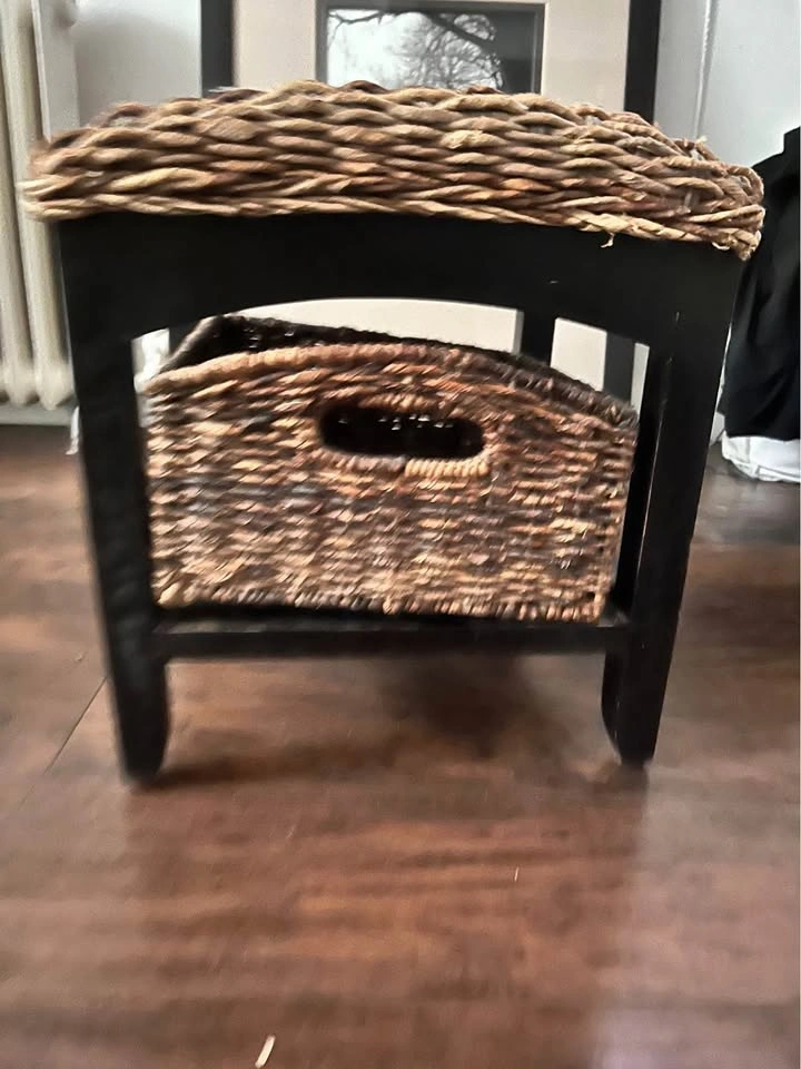 Wicker stool set - photo 2