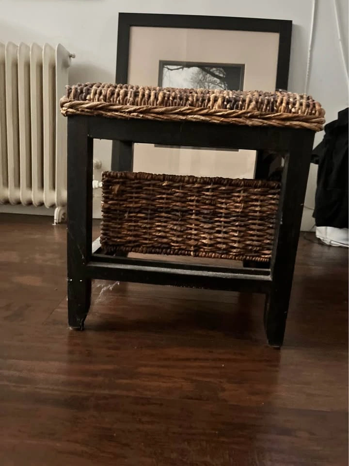Wicker stool set - photo 3