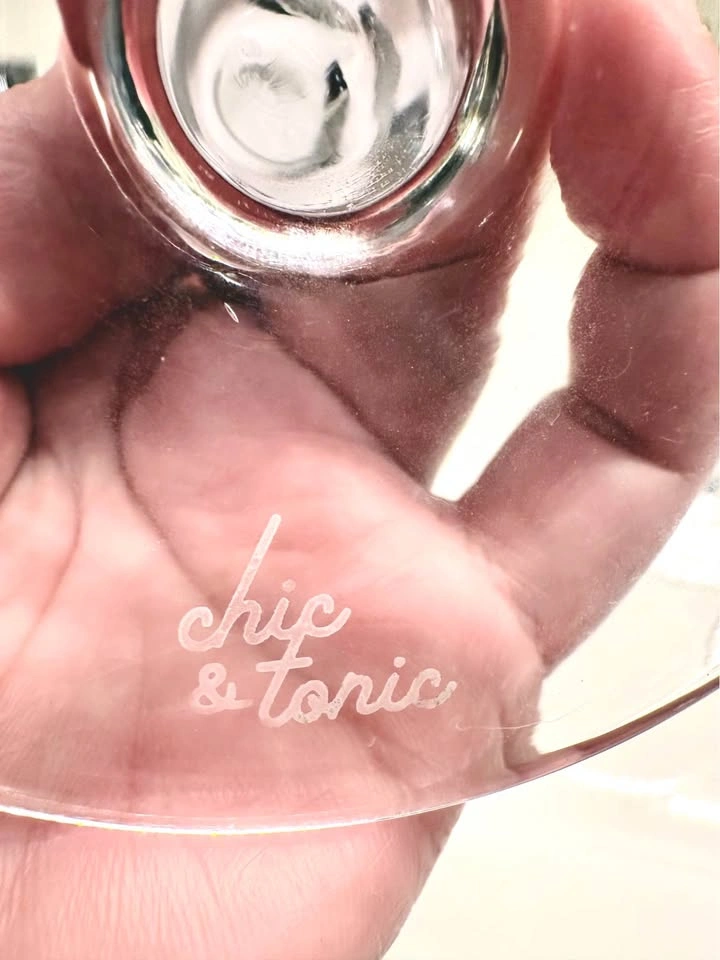 Chic & Tonic Etched Coupe Glasses - Set of 4 - photo 2