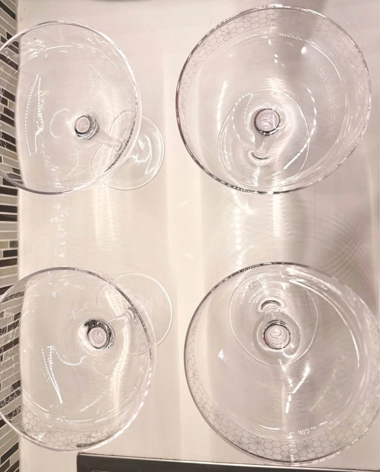 Chic & Tonic Etched Coupe Glasses - Set of 4 - photo 3