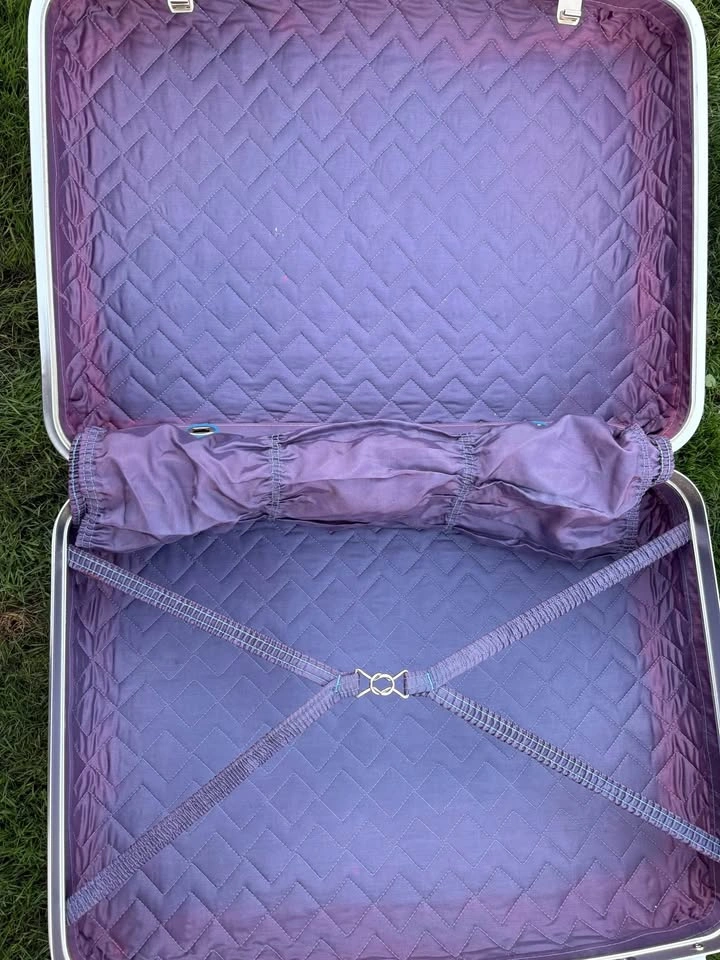 Vintage Samsonite Silhouette Blue Hardside Suitcase Set - photo 3