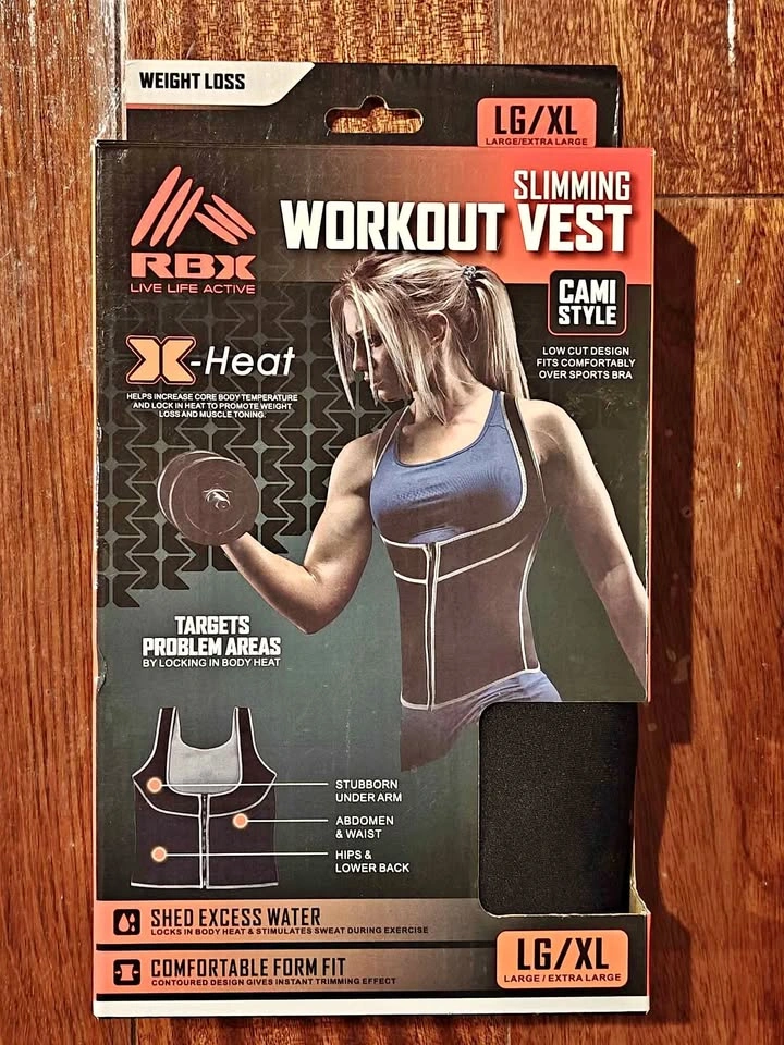 RBX Slimming Workout Vest (Size LG/XL) – Brand New in Box