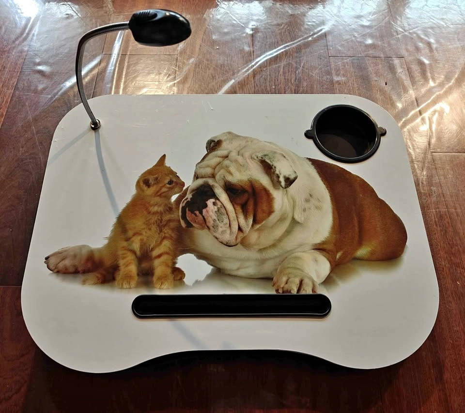 Portable Lap Desk Tray with Cup Holder