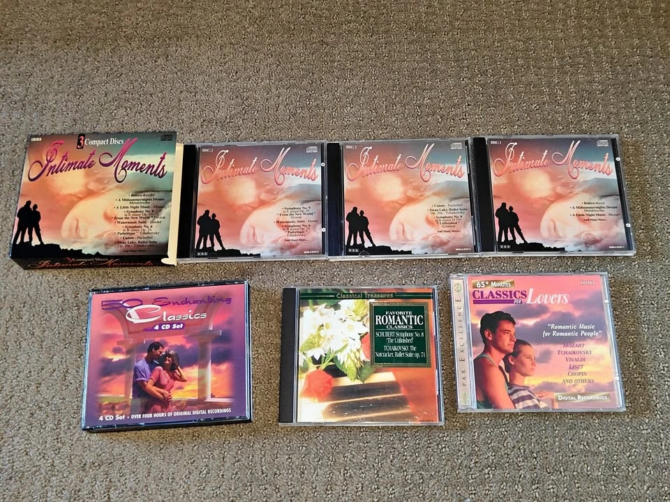 Instrumental Theme - Various CD Romantic Music Lot - 9 CDs