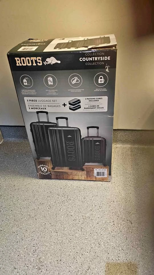ROOTS Countryside Collection 3-Piece Luggage Set