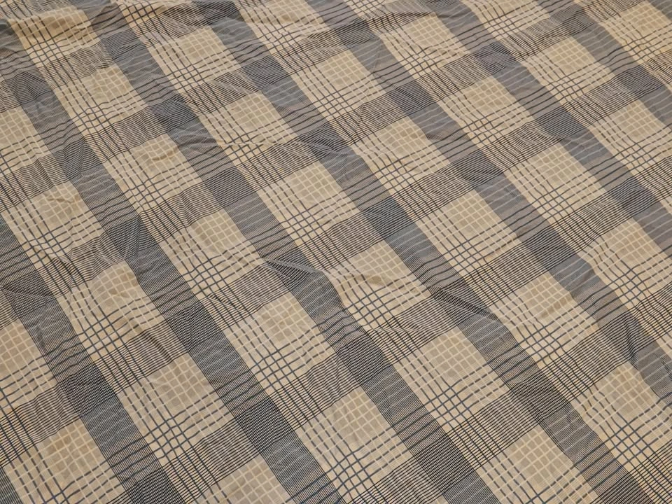 Plaid Bed Flat Sheet - Full / Double Bedding Cover - 79" x 88" - photo 4