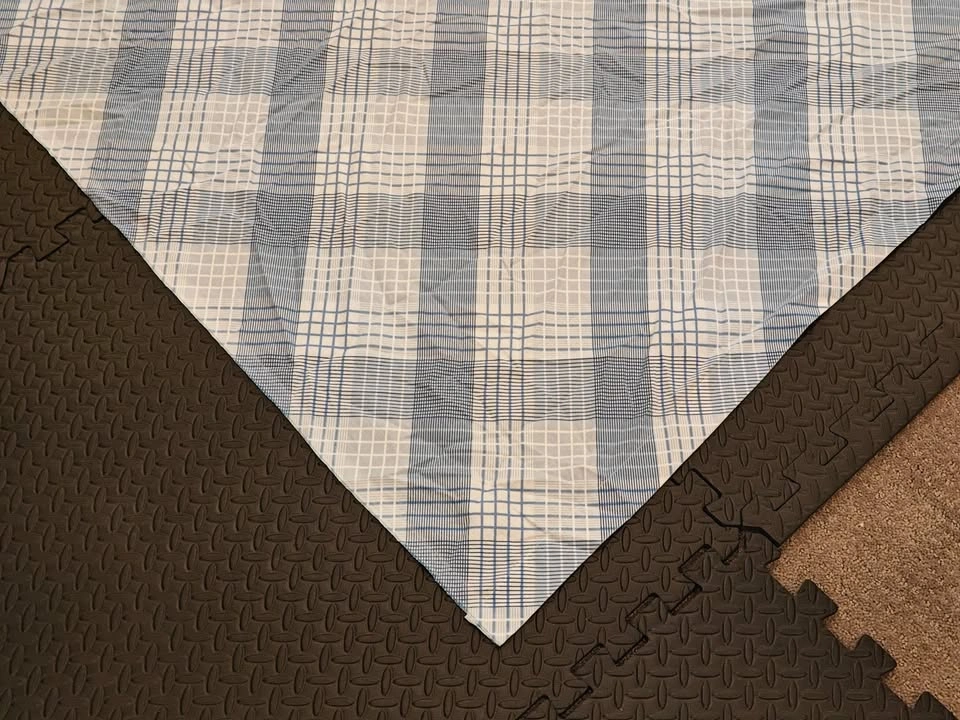 Plaid Bed Flat Sheet - Full / Double Bedding Cover - 79" x 88" - photo 5