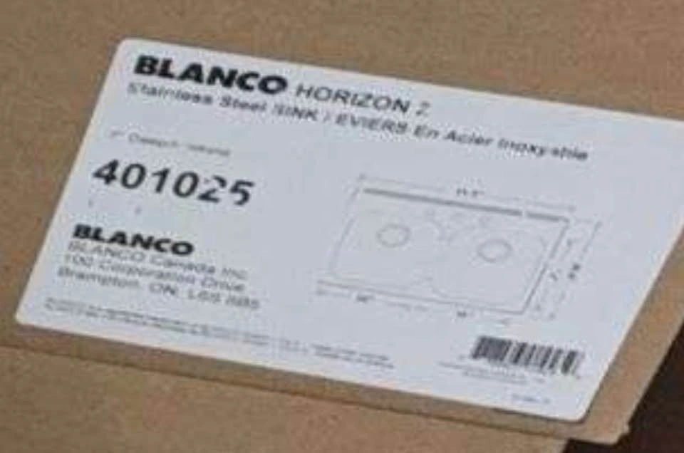 Blanco Horizon 2 Stainless Steel Double Bowl Kitchen Sink - photo 2
