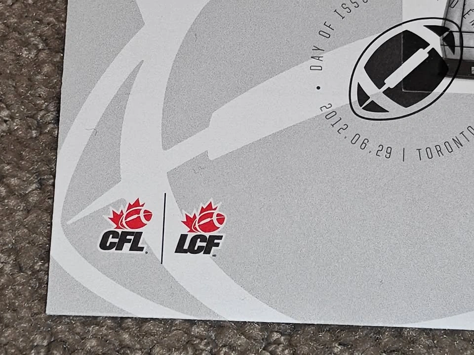 First Day Covers FDC - 100th Grey Cup & CFL Football Teams 2012 - photo 5