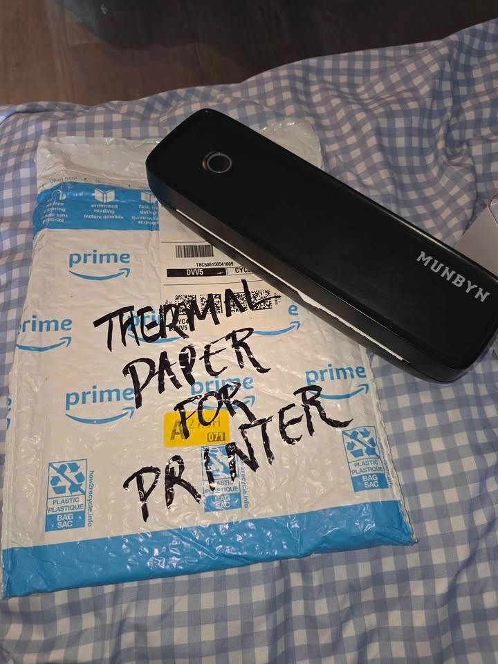 MUNBYN Portable Wireless Thermal Printer + 100 Sheets - photo 4