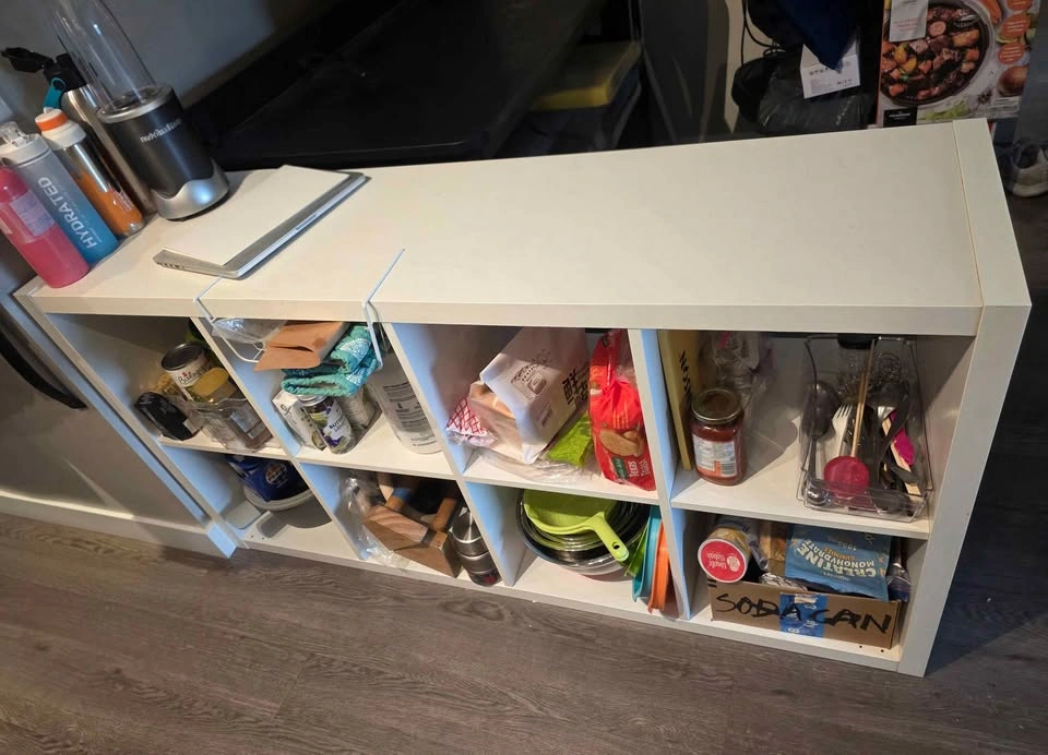 IKEA Cube Storage Shelving Unit + Basket - photo 2