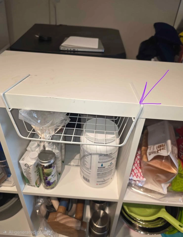 IKEA Cube Storage Shelving Unit + Basket - photo 4