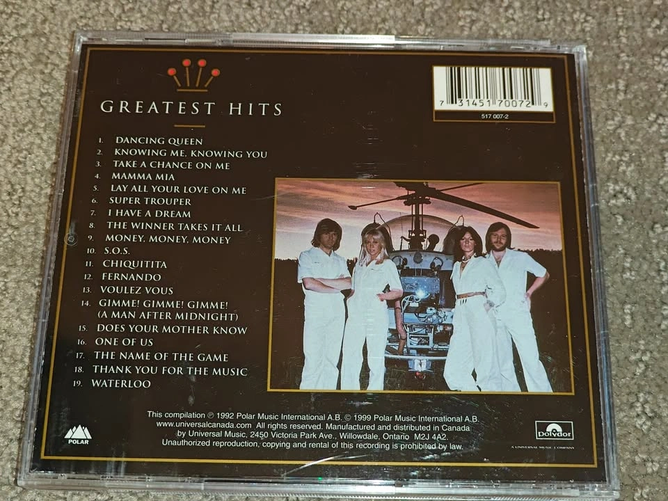 Abba - Gold - Greatest Hits - Disco / Pop Rock Music CD Album - photo 4