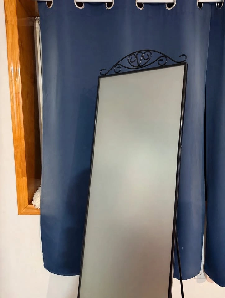 IKEA KARMSUND Full-Length Standing Mirror - Black, Like New - photo 3