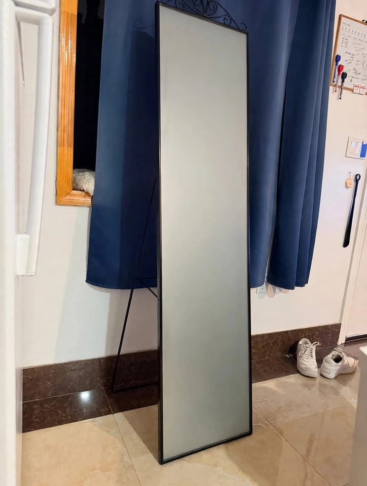 IKEA KARMSUND Full-Length Standing Mirror - Black, Like New - photo 4