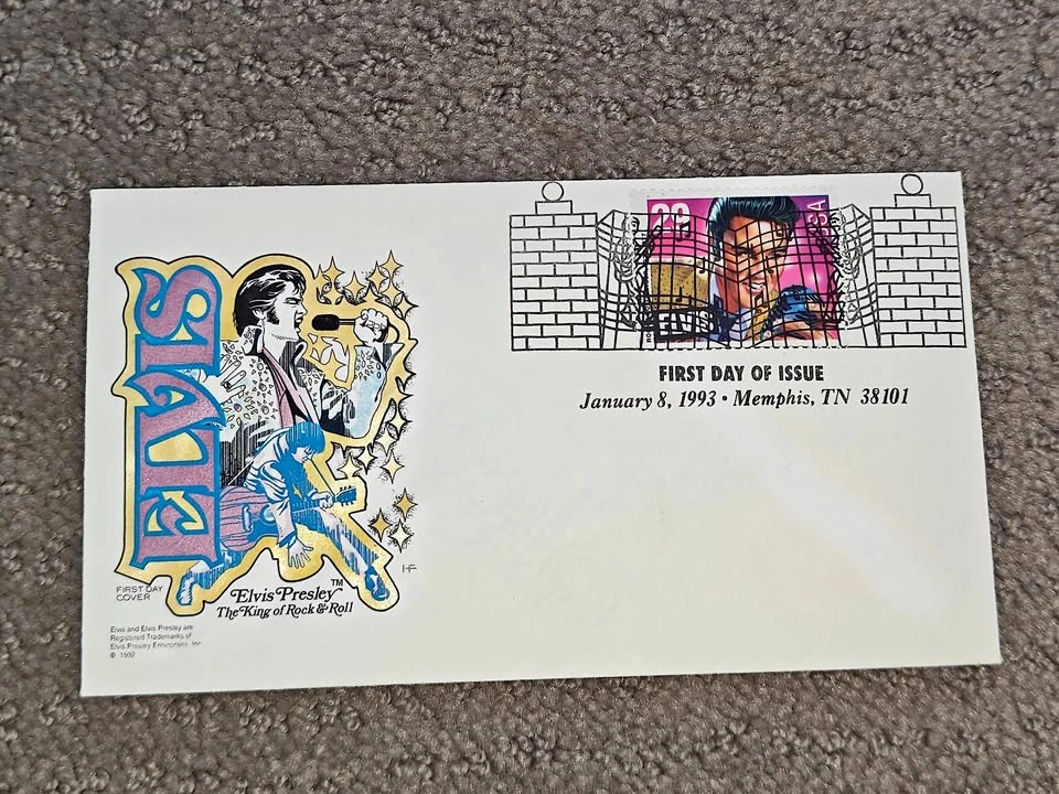 First Day Cover (FDC) - Elvis Presley King of Rock & Roll