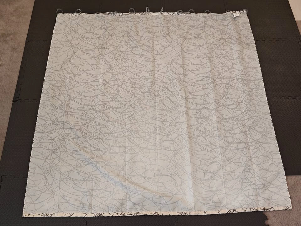 Shower Curtain with Curtain Rings - 71" x 71" - photo 5