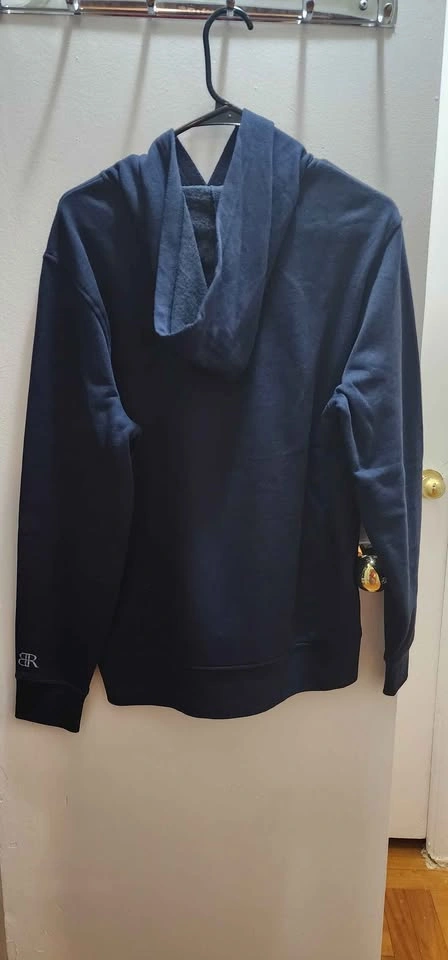 Banana Republic Graphic Logo Hoodie – Navy Blue – Size Medium - photo 2