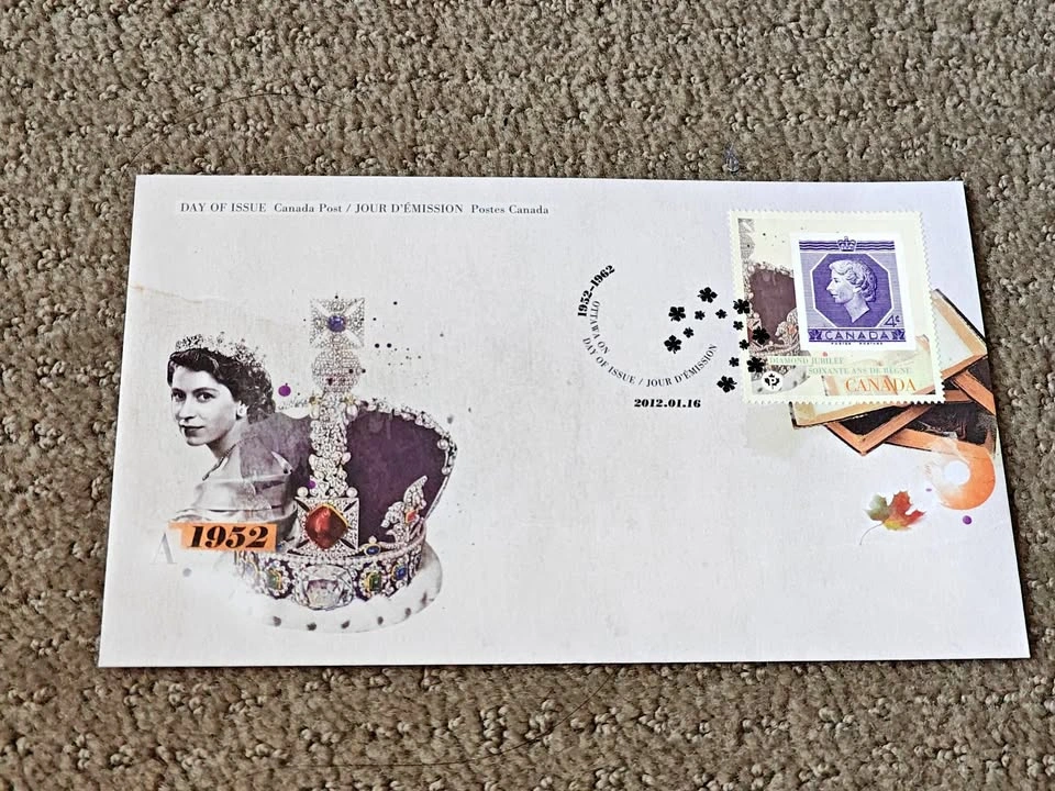 2012 Canada Post Queen Elizabeth II Diamond Jubilee FDC