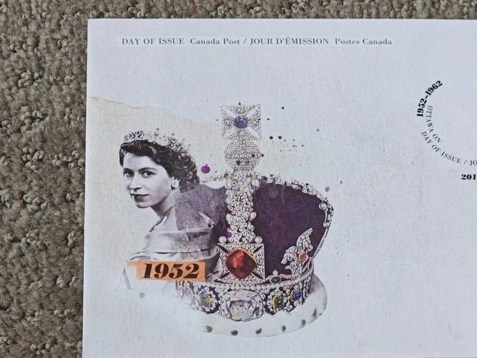 2012 Canada Post Queen Elizabeth II Diamond Jubilee FDC - photo 3