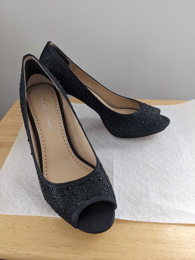 Black evening wear shoes - photo 3