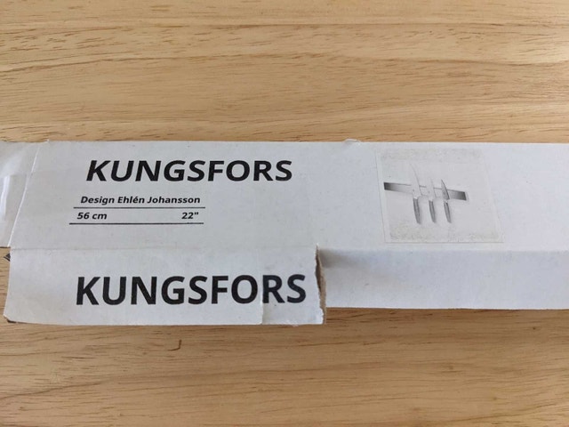 Ikea Kungsfors magnetic knife rack