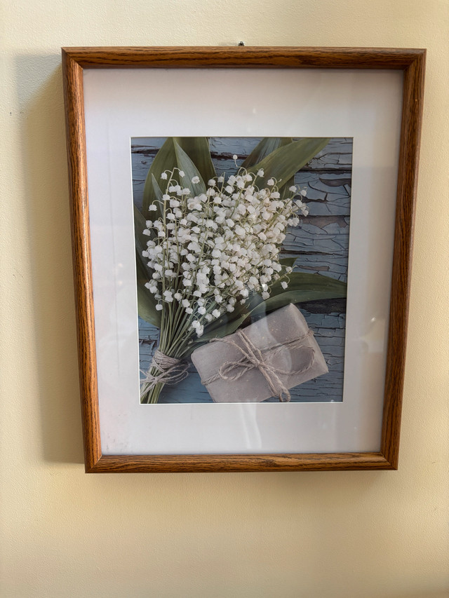 Framed Lily of the Valley Print