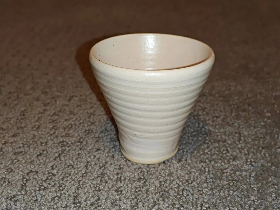 Unique Handcrafted Custom Ceramic Small Dessert Bowl / Tea Cup - photo 2