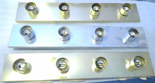 Various Bathroom lighting fixtures $5 ea