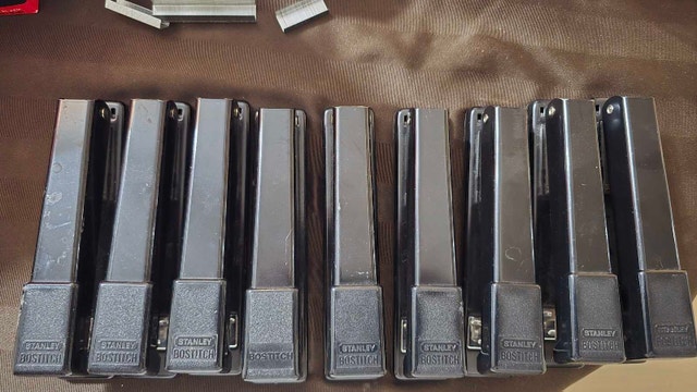 Stanley Bostitch Staplers 9 for $50 or $10 ea