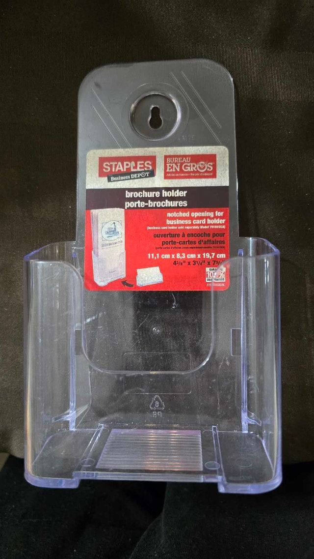 Staples Brochure Holder