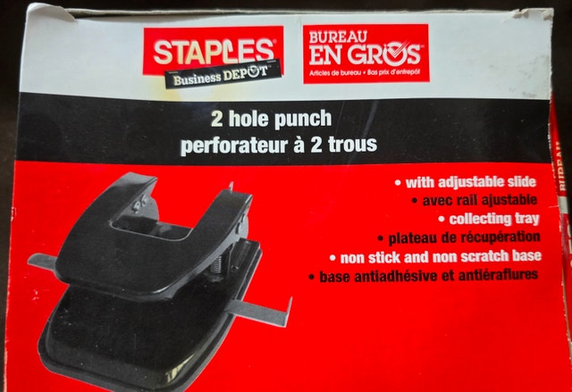 Staples Paper Punch or 3 for $20
