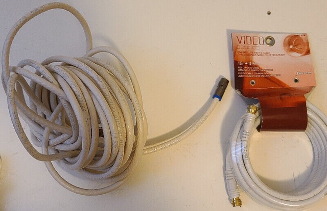Coaxial Cables - $0.30 & up, Power & Printer cords-$2